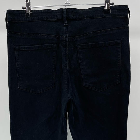 PacSun High-Rise Skinniest Ankle Jeans in Black, Distressed Details, Women's 30 - Picture 4 of 7